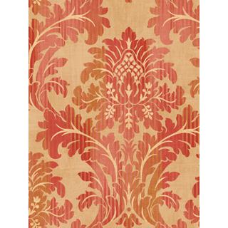 Seabrook Designs AE31101 Ainsley Acrylic Coated Damasks Wallpaper